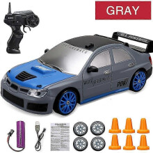 (C46364)2.4g Drift Rc Car 4wd 3.7v 500mah Rc Drift Car Giocattolo Telecomando Gtr Modello Ae86 Veicolo