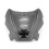 (Transparent46373)Motorcycle Accessories Sports Windscreen Windshield Viser Visor Wind Deflectors For 4