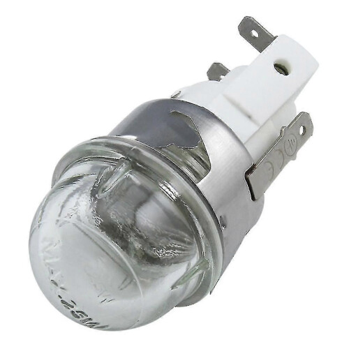 (25W flat angle157)Oven Light Ceramic Base 25w Round Head/flat Head Tempered Glass Voltage 220v 2
