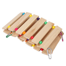 Modello: Chicken Swing - Alimentatore sospeso in legno naturale