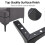 (10cm-Black259)7" / 17,5cm Möbelbeine, 4 moderne Metall-Dreiecksmöbel 4