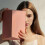 (Light pink5)True Mirror Non Reversing, Triangular Fixed Non-reversing Mirror, Inverted Non Reversing 4