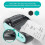 (EU-blue310) 58 mm Bluetooth-bonprinter Mini draadloze POS-bonprinter VS/VK/EU-stekker 5
