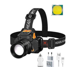 (Pacchetto UE E306) Lampada frontale da caccia e campeggio impermeabile a LED
