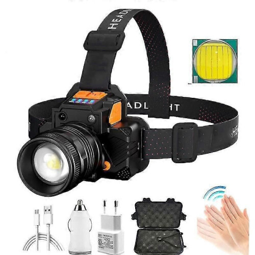 (Pacchetto UE E306) Lampada frontale da caccia e campeggio impermeabile a LED 1