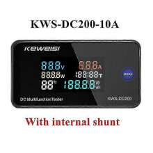 (Dc200-10a100)Kws Dc-200 Voltmeter Ampèremeter Dc 0-200v Kws Power Energy Meter LED Digitale Dc Wattmeter