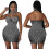 (M-Nero315)Abito da cocktail sexy da donna con spalle scoperte e strass 3