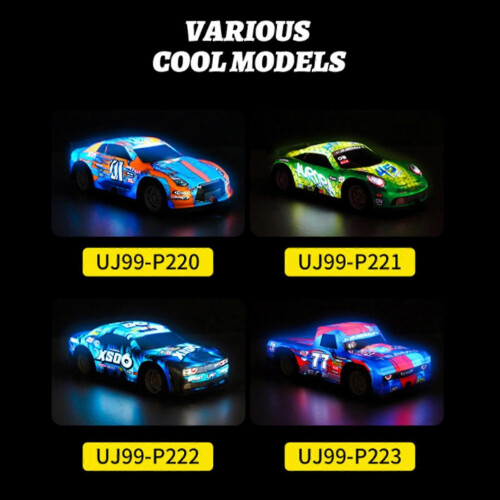 (type 1-Jaune132) Voiture télécommandée 1/22 4x4, voiture de course télécommandée, cadeau pour enfants, 2