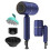 (Donkerblauw429)Föhn met diffuser Ionische föhn Professionele draagbare föhn Accessoires 1