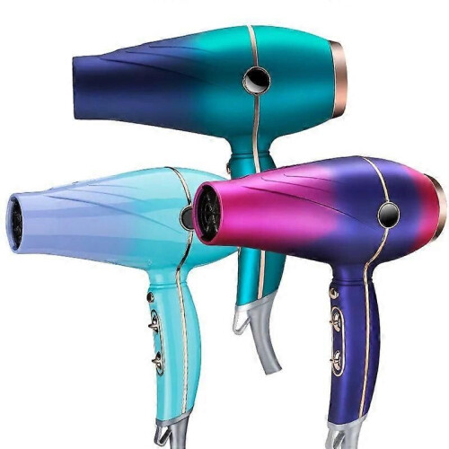 (Light green430)2000W Hair Dryer Professional Negative Ionic Blowdryer With Diffuser Nozzle 3 Heat Settings 1