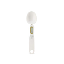 (white718) 500g/0.1g Bärbar LCD Digital Köksvåg Mätsked Gram Elektronisk Skedvikt