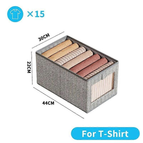 (A Large836) Dickwandiger Kleiderorganizer für Hosen, Pullover, Schränke, Schubladen und Jeans