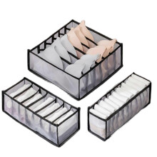 (L-Black843) 1 Stück – Kleiderschrank-Organizer für Socken, Unterwäsche, getrennte Aufbewahrungsbox