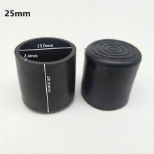 (25mm958)16 pezzi Tappi per gambe di sedie Piedini in gomma Protezioni per mobili Copritavoli Calzini