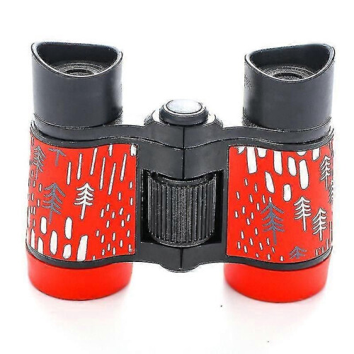 (red1154)Kids Binoculars Shock Proof Toy Binoculars