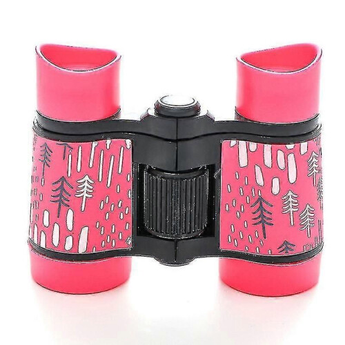 (Pink1159)Kids Binoculars Shock Proof Toy Binoculars