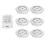 Lampe de meuble LED sans fil avec télécommande (1 télécommande, 5 lampes - Blanc chaud 1131) 4