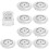 Lampe de meuble LED sans fil avec télécommande (1 télécommande, 5 lampes - Blanc chaud 1131) 1