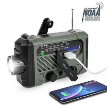 (290WB Wit1246)Am/fm/wb Drie-band Zonne-radio Buiten Handbediende mobiele telefoonoplader Treasure