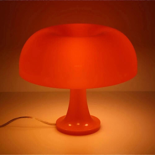 (EU Plug1004)USB plug 33CM diameter three color infinite dimming  Mushroom Table Lamp Ornament Light 2