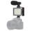 (Handle1049) SETTO Support vidéo pour smartphone avec 2 fixations pour griffe porte-accessoires, étui 4