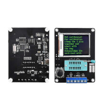 (Engelse versie 1379) Engels/Russische versie Transistor Tester LCR Diode Capaciteit ESR Frequentiemeter