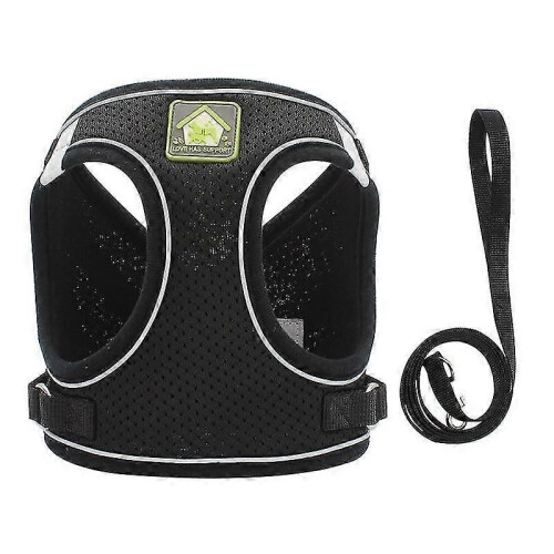 (XL-noir1418) Laisse de promenade pour chiot/chat