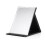 (Medium-Black1518)3 Pcs Folding Portable High-definition Makeup Mirror Pu Leather Desktop Vanity Mirror 1