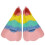(L-Q11531) Schwimmflossen für Kinder, kurze Jugendflossen 1