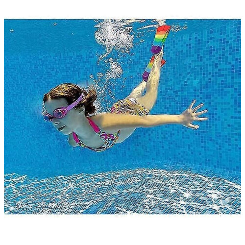 (L-Q11531) Schwimmflossen für Kinder, kurze Jugendflossen 1