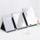 (Extra Large-Black1519)3 Pcs Folding Portable High-definition Makeup Mirror Pu Leather Desktop Vanity 3