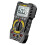 (Standard-Schwarz1592) Tragbares Multimeter 6000 Counts Digitalmultimeter Voltmeter mit automatischer 3