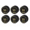 (SS1608) 6 embouts de queue de billard 12 mm, embouts légers de rechange 2