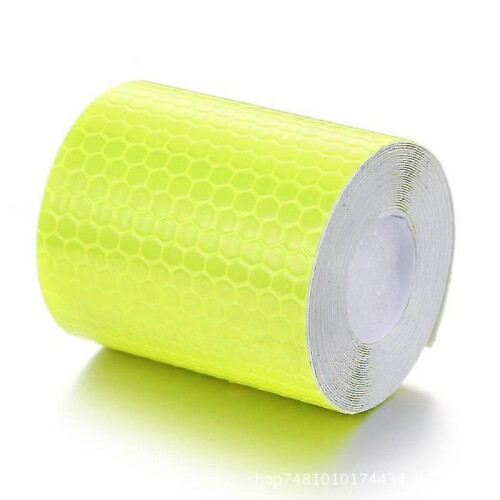 (Fluogelb 1678) Reflektierender Autoaufkleber, Sicherheitsmarkierung, selbstklebender Warnaufkleber