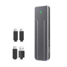 (AC CC1808) Nieuwe M2 Nvme SSD-behuizing / SATA-protocol solid-state harde schijfbehuizing van legering
