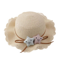 (Beige1636)Circonferenza del cappello 52-54 cm, cappello da sole per bambini, cappello estivo da spiaggia,