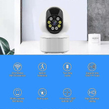 (133463) Beveiligingscamera voor binnen, huisdiercamera, bewegingsdetectie voor baby- en huisdiermonitor,