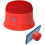 (Red1898) Mini magnetische Bluetooth-luidspreker, kleine doucheluidspreker, superbas draadloze draagbare 1