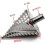 (495)6-60mm Step Drill Bits Spiral Groove Sizes 12 Steps, Big Hole For Cobalt Cone 2