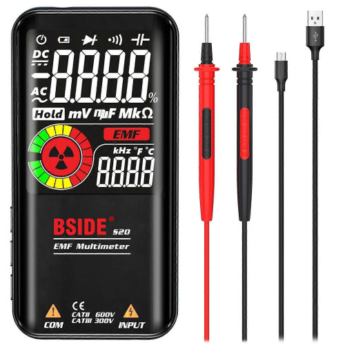 (584)Intelligent Emf Multimeter Electromagnetic Radiation Detector