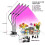 (Style51943) Lampada per piante a 4 teste, luce per piante a LED a spettro completo per piante da interno 2