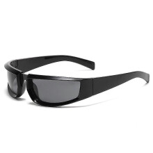(style11966)Larghezza montatura 135 mm*lunghezza 125 mm, lenti in policarbonato, occhiali da ciclismo