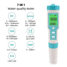 (1413)Stylo De Test De Qualit De L'eau 7 En 1 Avec Crane LCD, Testeur De Qualit De L'eau Numrique, Pour