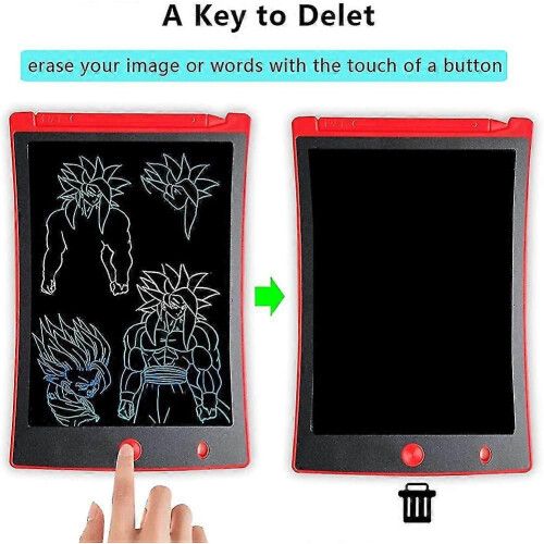 (Style22039) Tablette d'écriture électronique colorée pour enfants avec écran LCD de 8,5 pouces. 2