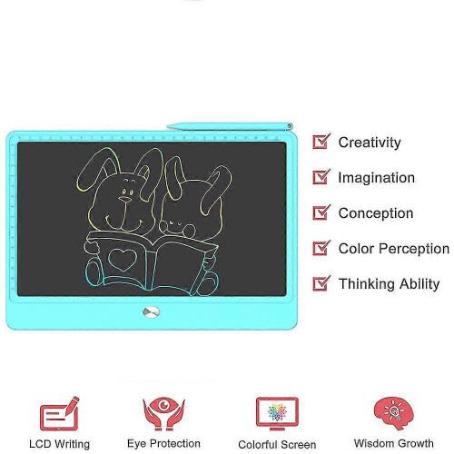 (blue2046)Kindertekentablet LCD-tablet Kinderkerstcadeau 2