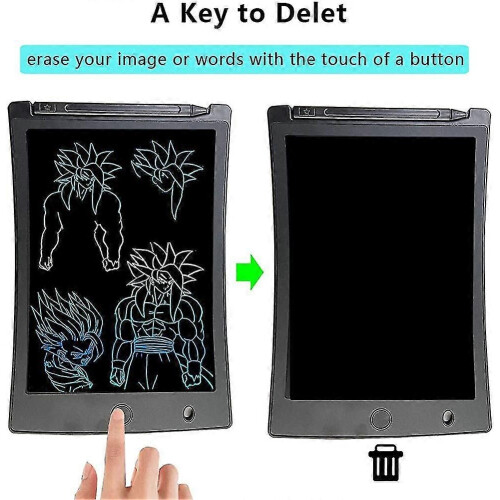 (Style12040) Tablette d'écriture électronique colorée pour enfants avec écran LCD de 8,5 pouces. 2
