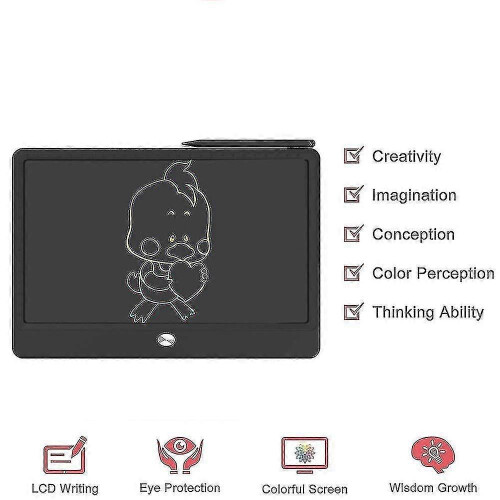(zwart aa2047)Kindertekentablet LCD-tablet Kinderen Kerstcadeau 2