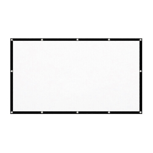 (150-inch2049)Portable Hd Projector Screen 16:9 Projection Screen Foldable Thick Durable For Outdoor