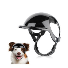 (M2108) Mittlerer Hundehelm mit Ohrenlöchern, Motorradhelm für Hunde, Multisport-Hundehelm, Outdoor-Fahrradhelm