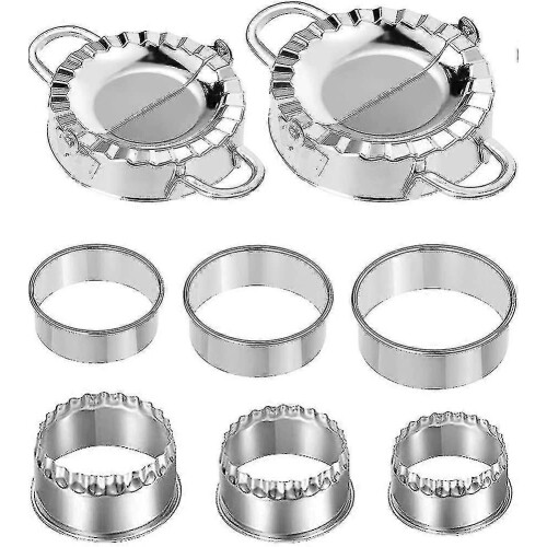 (1164)Turnover Pastry Molds, Stainless Steel Dumpling Pie Making Mold Kitchen